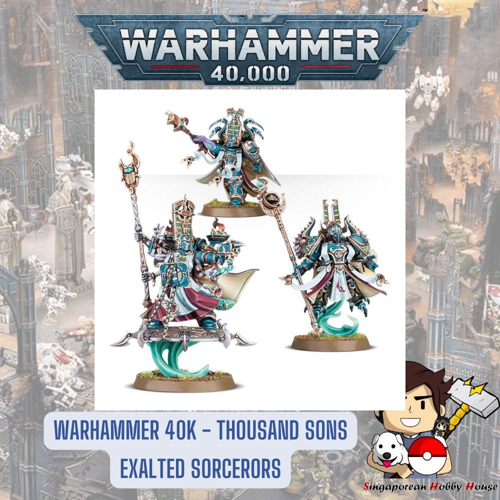 WARHAMMER 40K THOUSAND Sons Exalted Sorcerer A6856 £25.64 - PicClick UK
