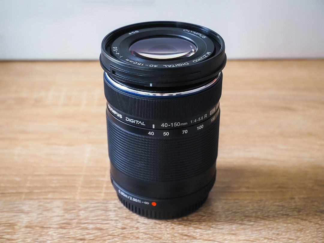 9成新Olympus 40-150mm f4-5.6 R！, 相機攝影, 鏡頭及裝備在旋轉拍賣