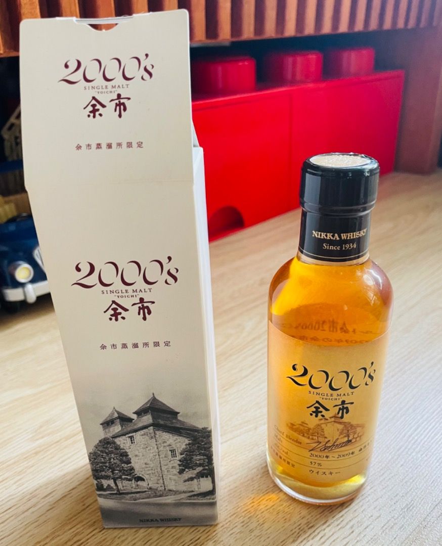 日本余市2000's 威士忌whisky 180ml, 嘢食& 嘢飲, 酒精飲料- Carousell
