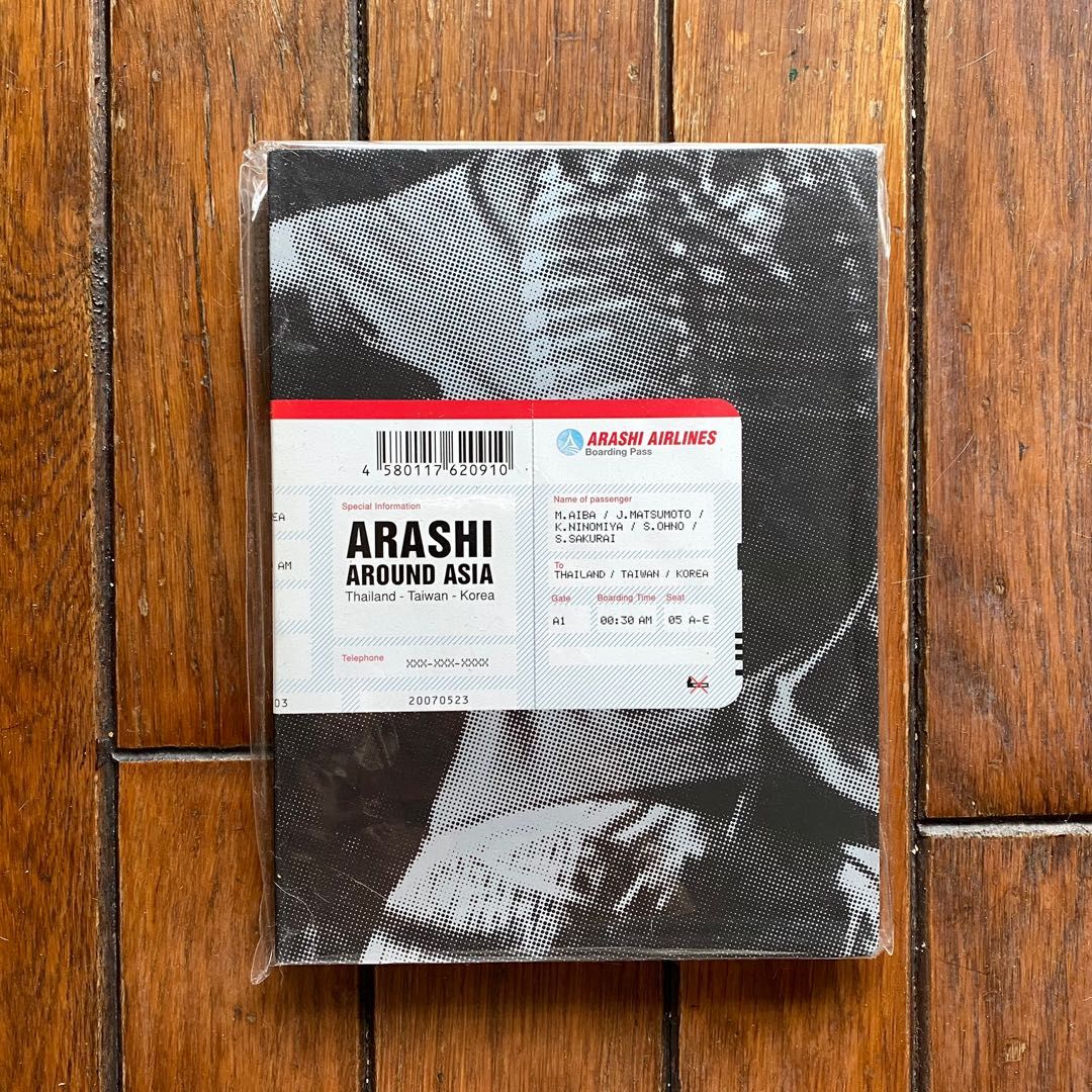 嵐Arashi Around Asia Thailand-Taiwan-Korea 日版3DVD, 書籍、休閒與 