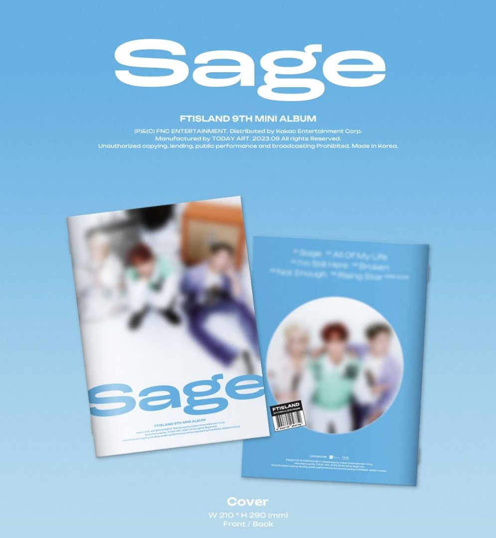預購) FTisland 9TH Mini Album <SAGE> (有特典小卡), 興趣及遊戲