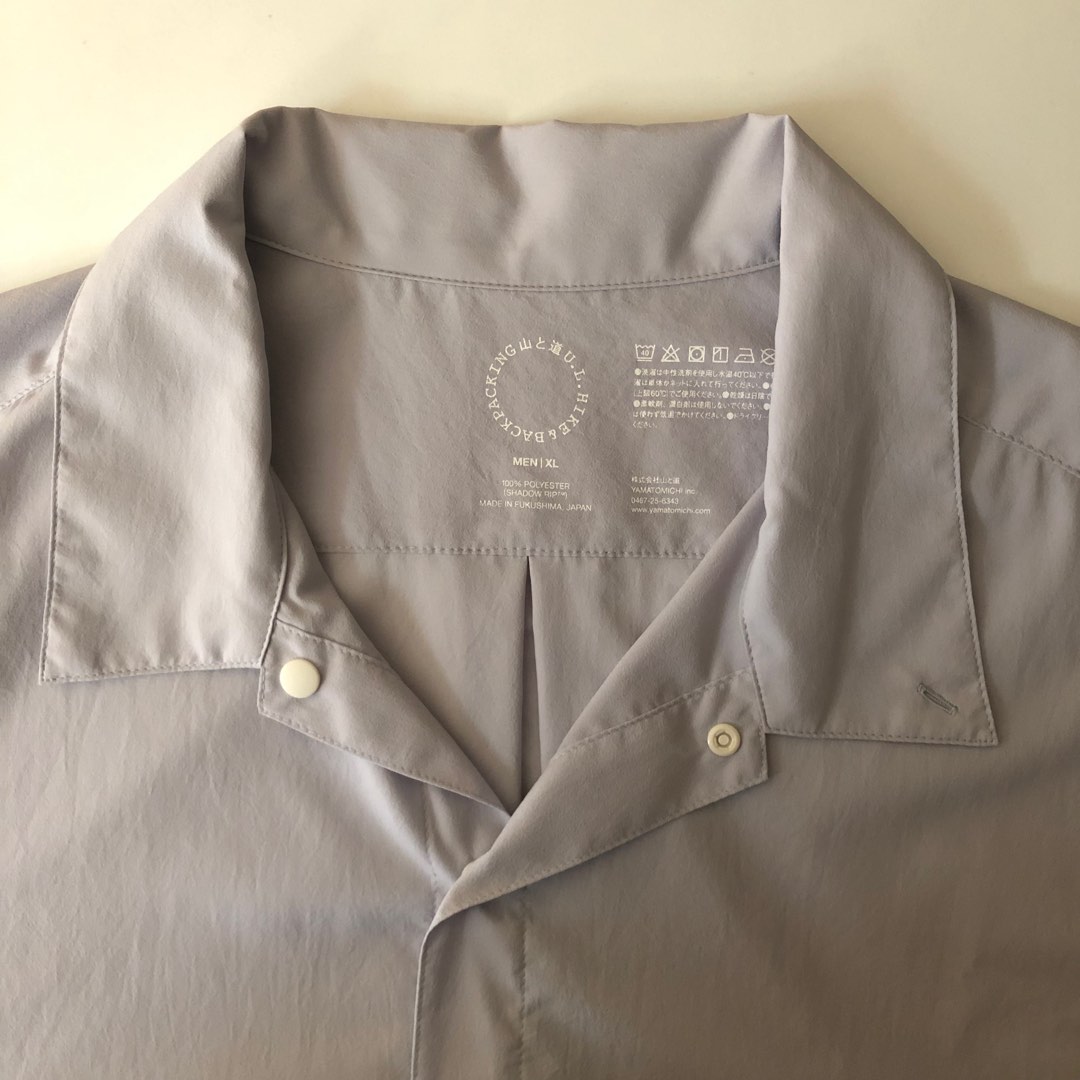 山と道Yamatomichi UL short sleeve shirt Glacier White, 運動產品