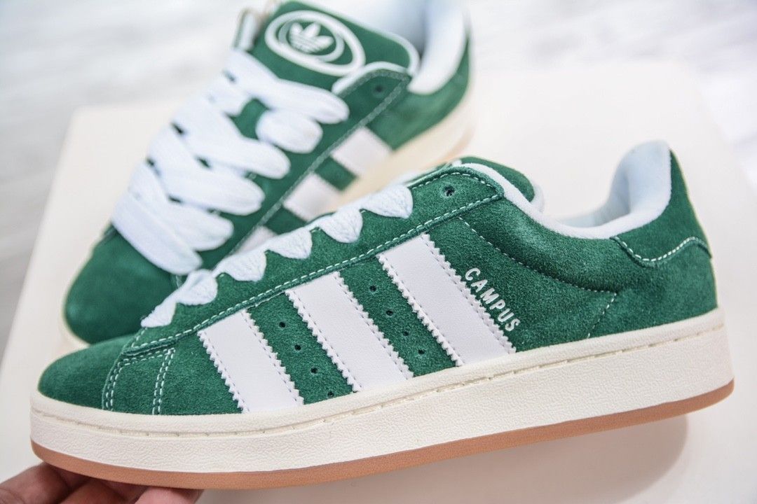 Adidas dark green sneakers clearance