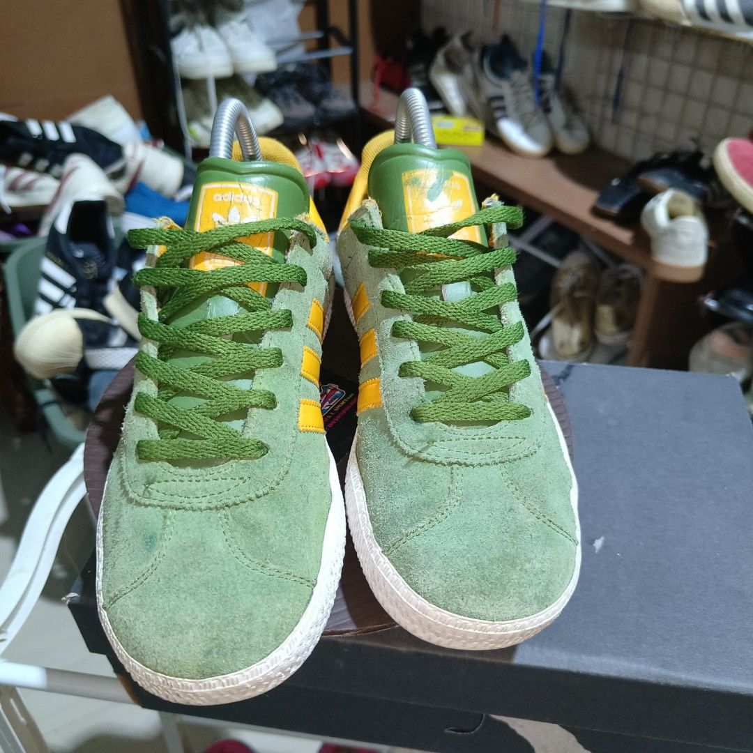 adidas gazelle silver green womens adidas Gazelle Indoor FIFA World Cup Brazil 7