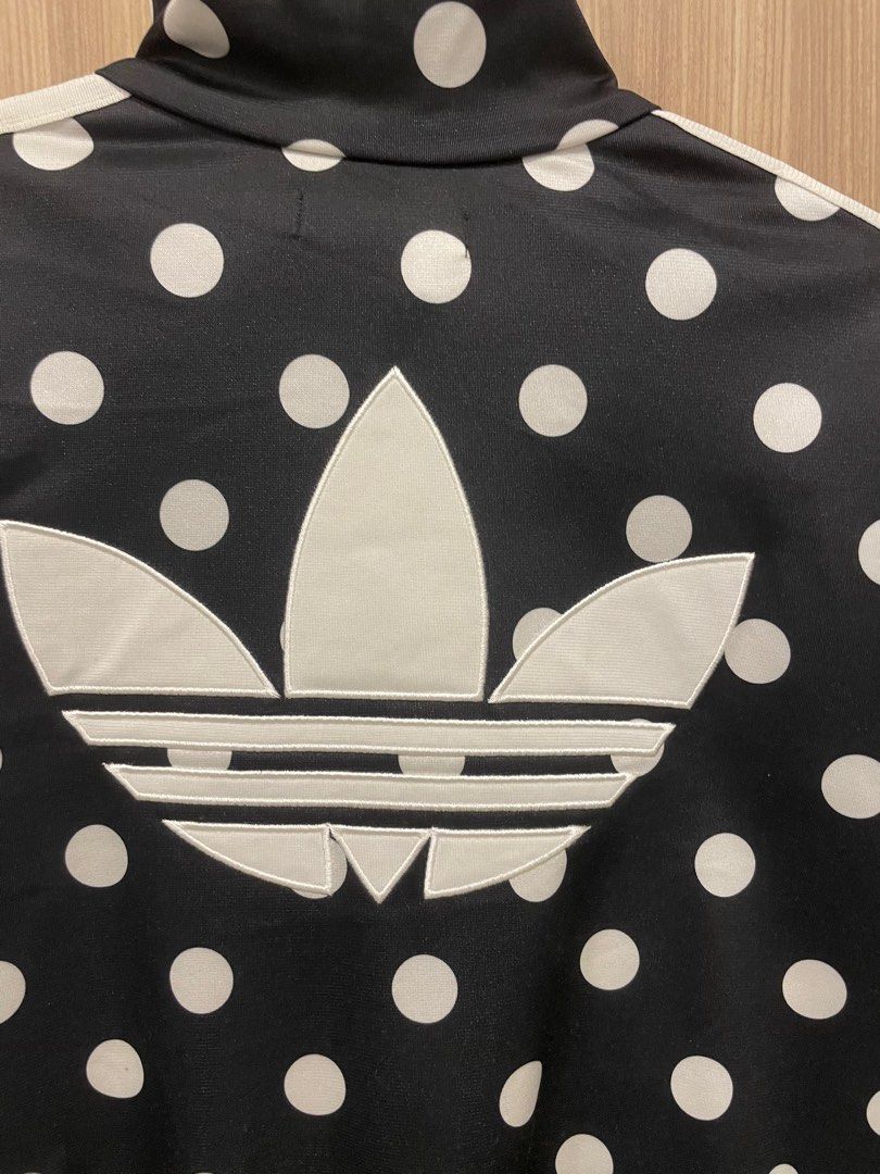 Polka dot adidas top tracksuit