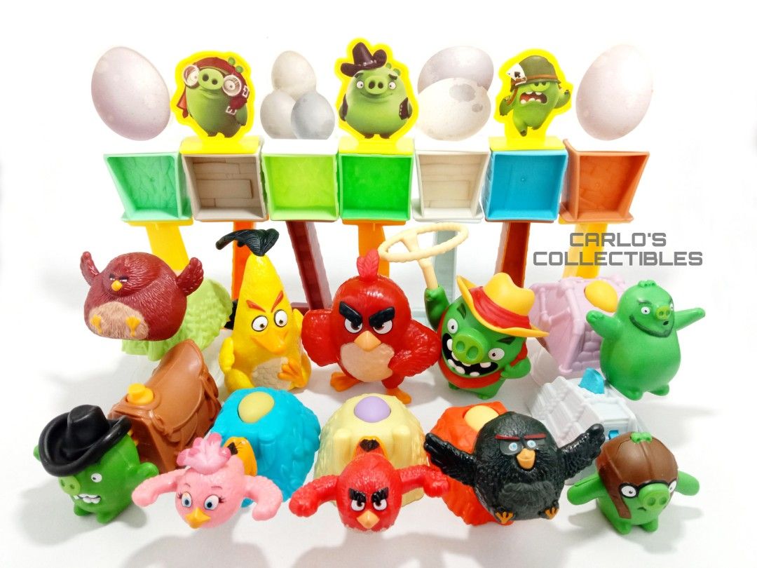 Angry Birds Movie Mcdonalds Happy Meal Toys on Carousell