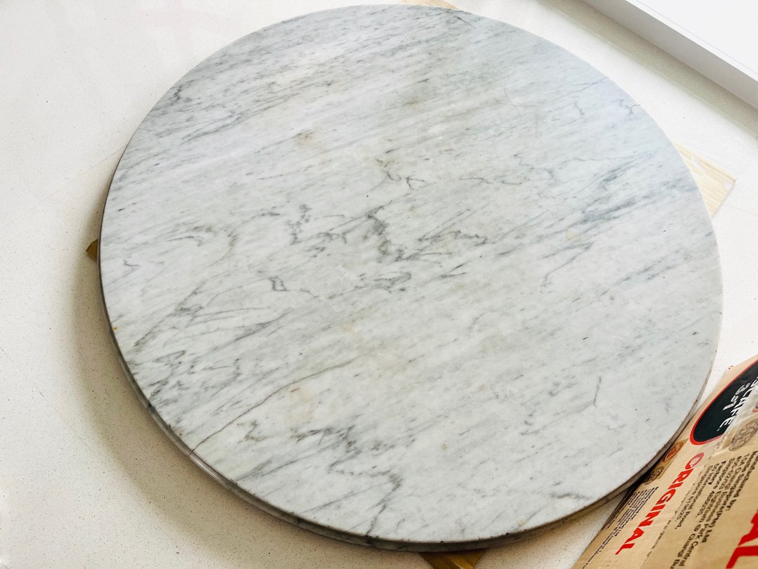 Antique Marble Table Top (Legs need to be repaired), Furniture & Home Living, Furniture, Tables