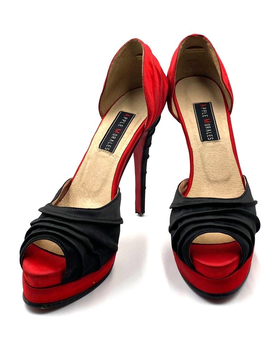 Apple red heels new arrivals