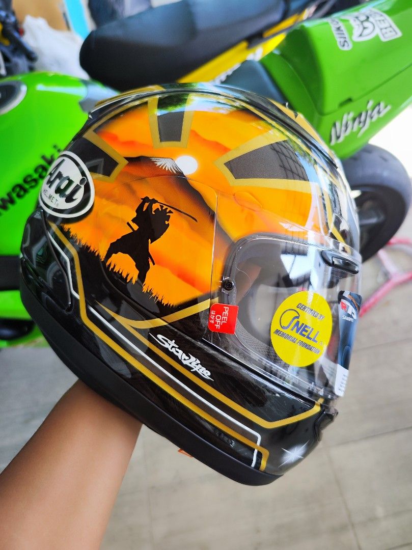 Arai rx7x top pedrosa spirit gold