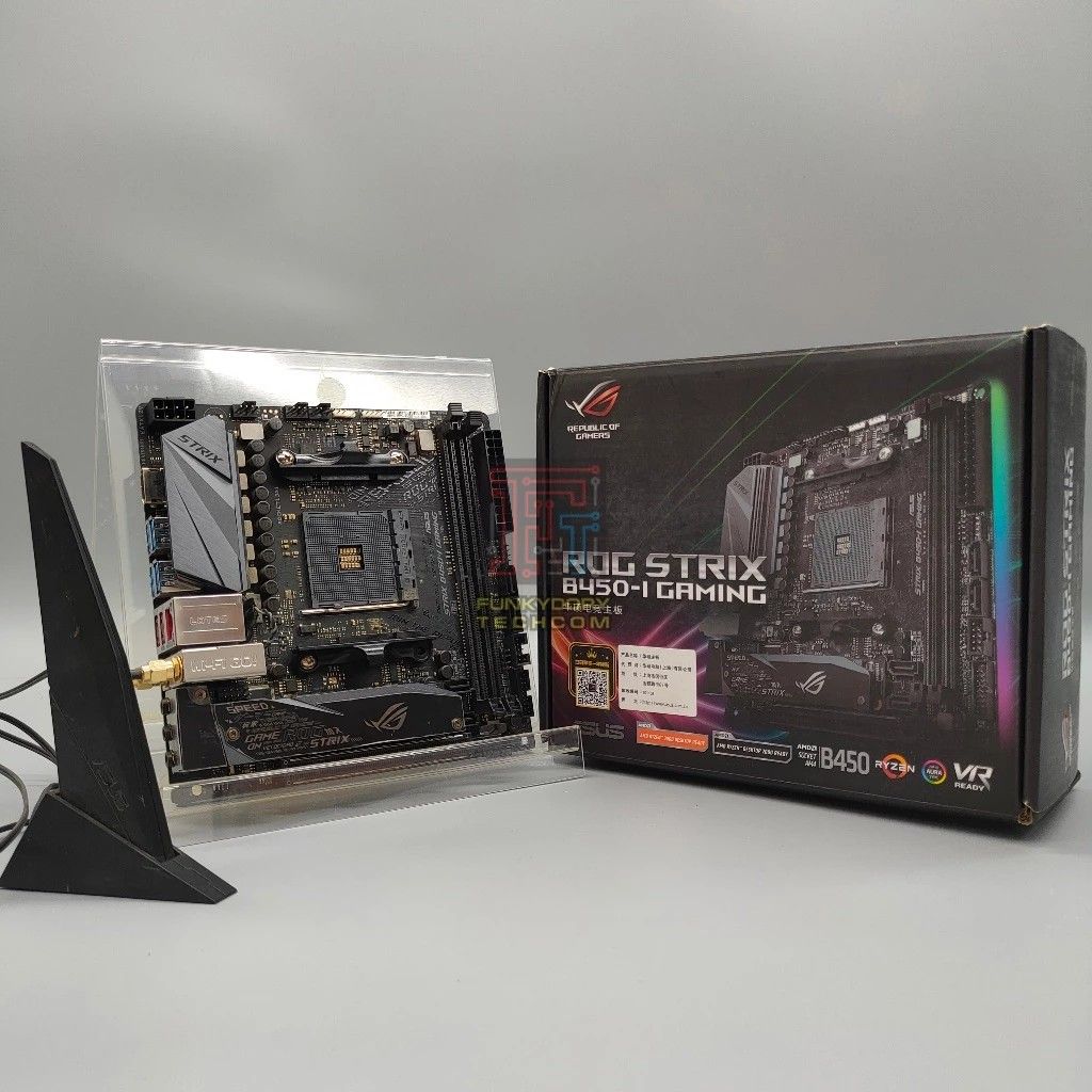 Asus ROG STRIX B450 I GAMING Mini ITX AM4 Motherboard Computers