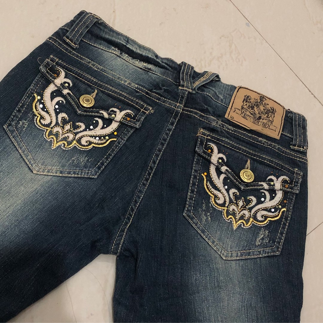 authentic back & forth jeans japan/japanese brand y2k vintage retro