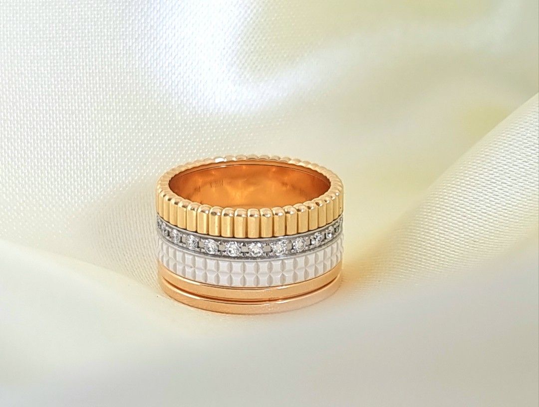 Authentic BOUCHERON Quatre Diamond Large Ring Women s Fashion Jewelry Organizers Rings on Carousell