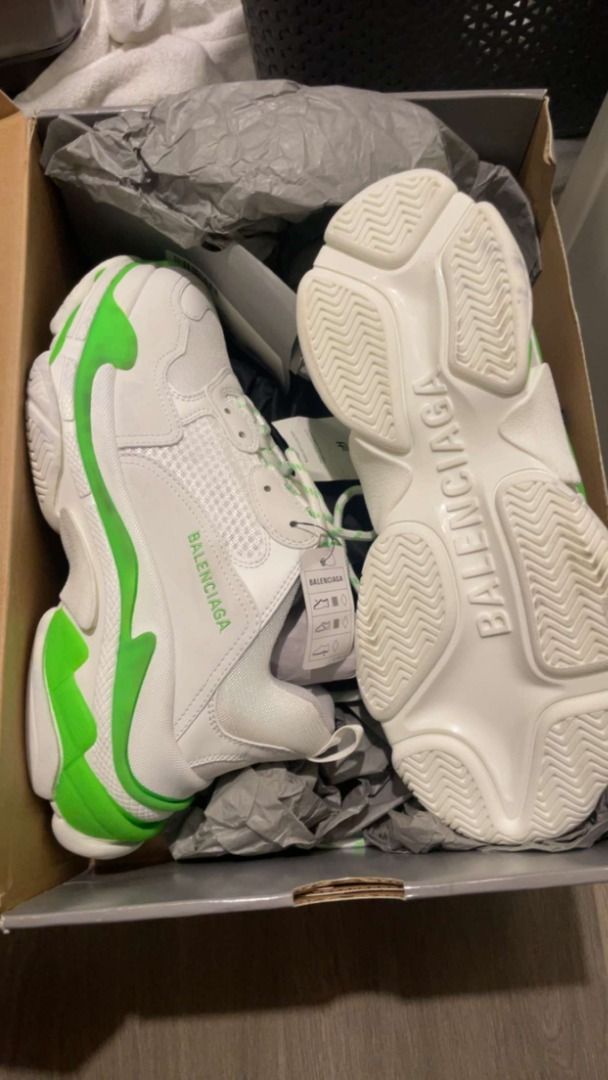 Balenciaga triple s lime online