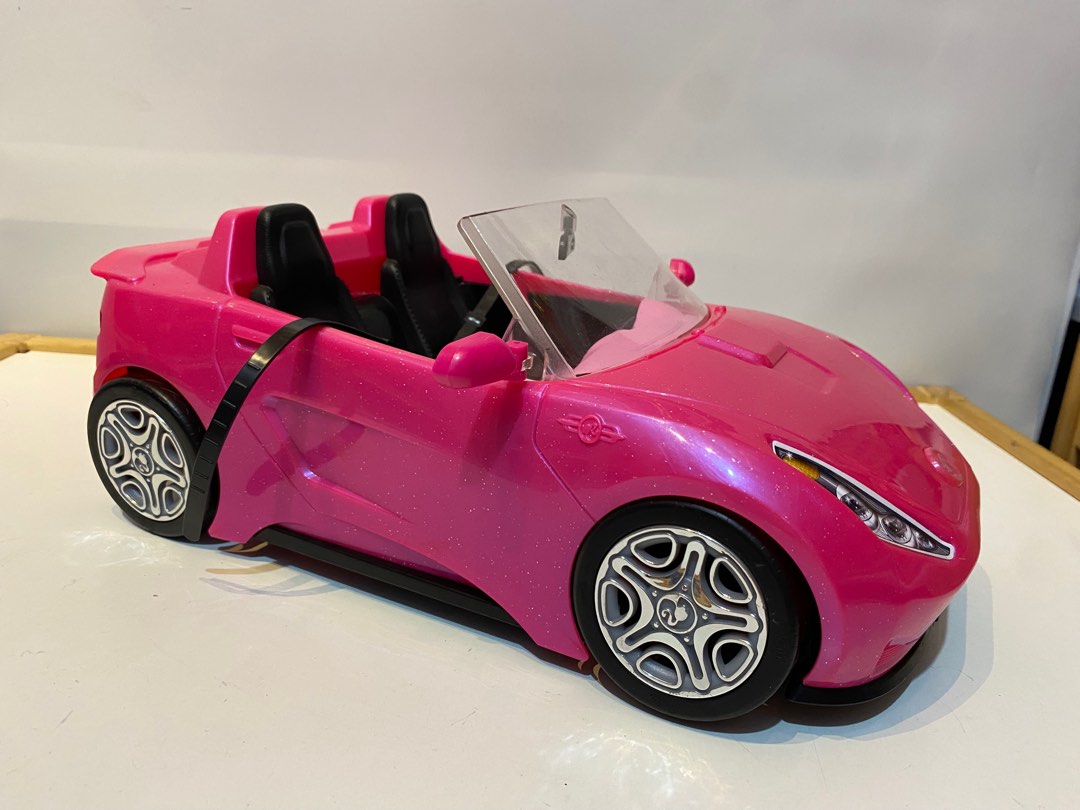 Barbie Doll And Her Glam Convertible Car, Hobbies & Toys, Toys