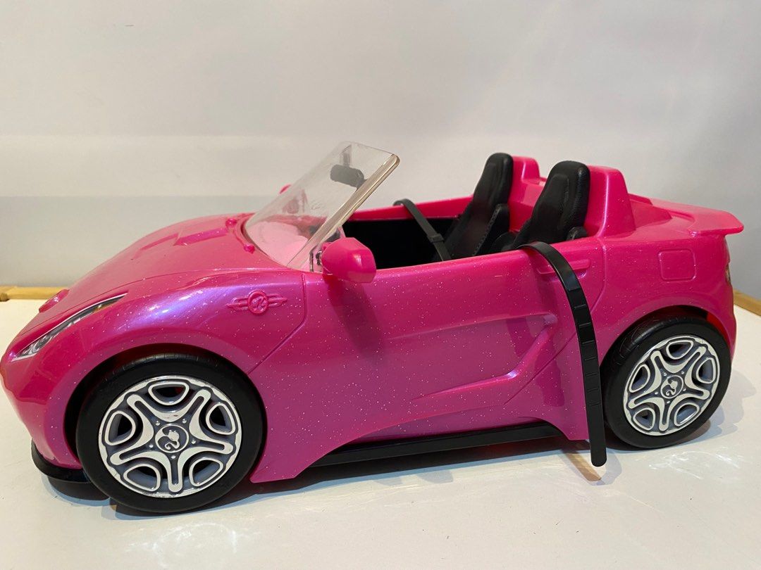 Barbie Doll And Her Glam Convertible Car, Hobbies & Toys, Toys