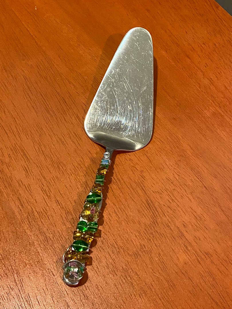 Beaded Cake Knife on Carousell
