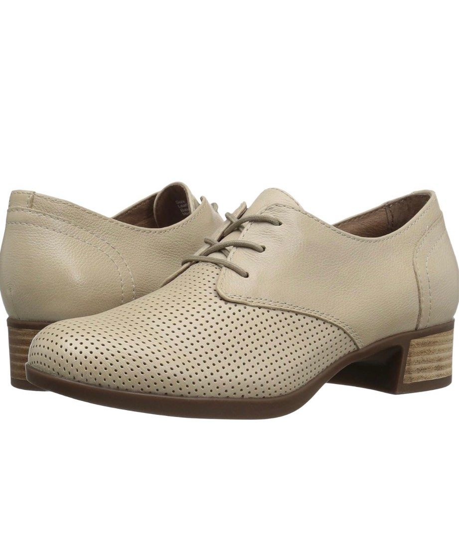 Beige sand leather oxford Women size EU 37 38 Women s Fashion