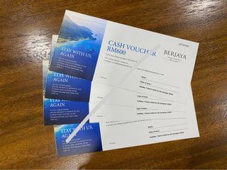 Berjaya Tioman Voucher Value RM600