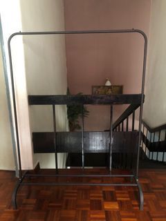 Black Clothing Rail