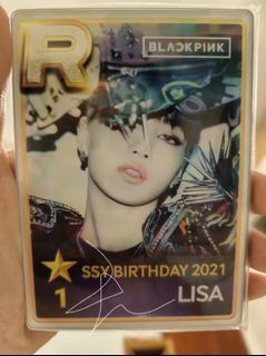 Blackpink Lisa ssy birthday 2021 superstar yg
