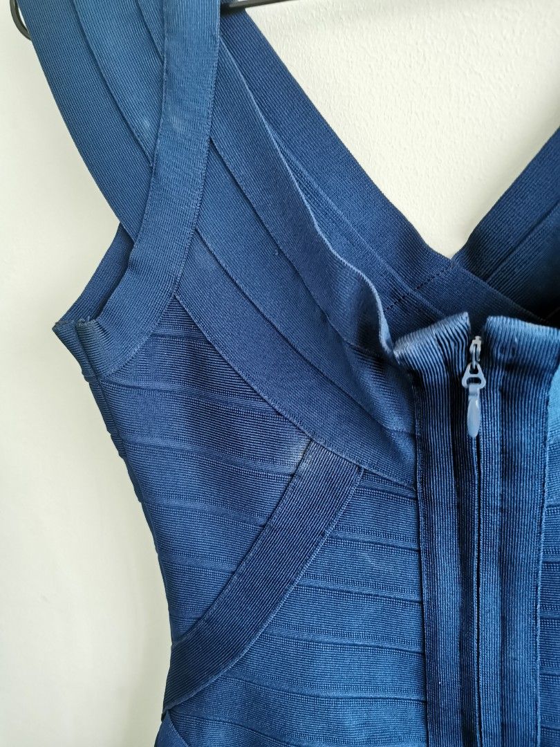 Herve Leger style Bodycon Dress, Women's Fashion, Dresses & Sets, Dresses  on Carousell