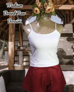 Bossini White Spagetti Strap Top