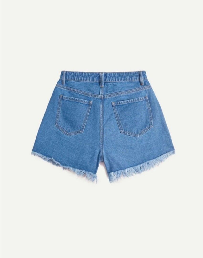 Romwe top jean shorts
