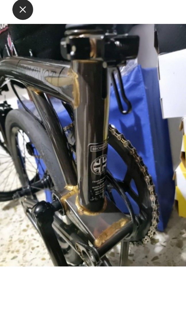Brompton Frame Serial Number Magnetic Decal Free delivery