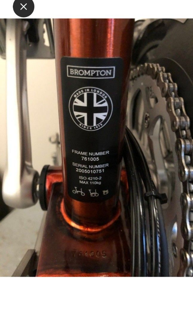 Brompton frame number age hot sale