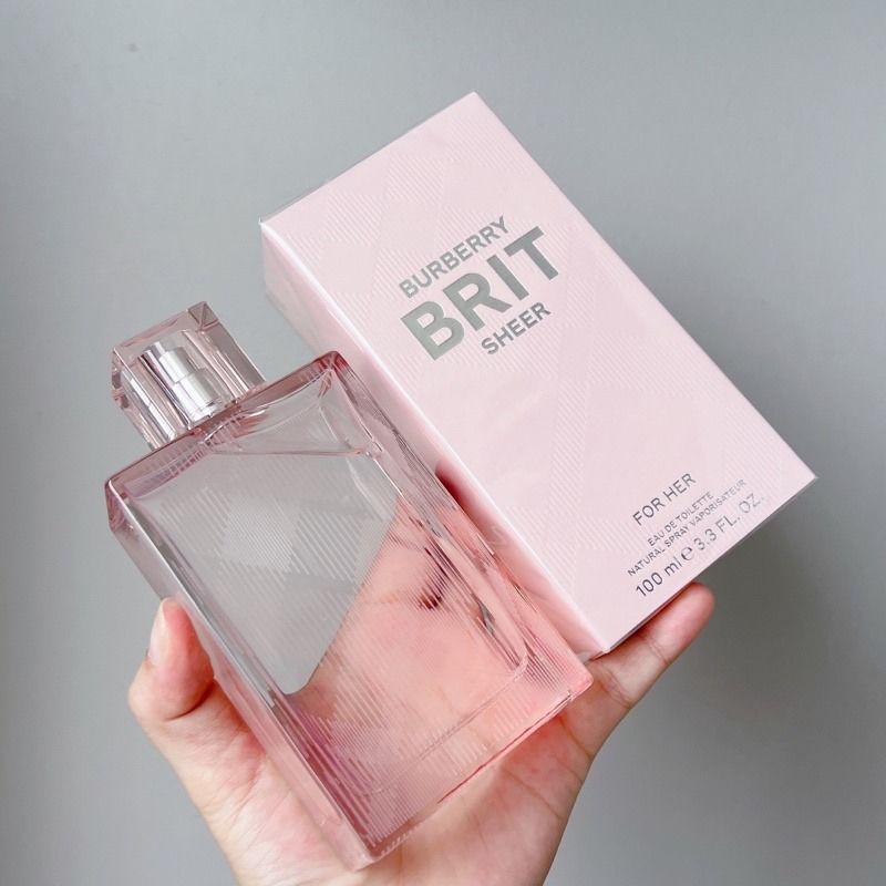 Burberry Brit Sheer Eau De Toilette 100ml Beauty Personal Care