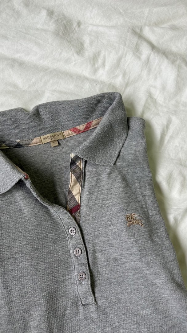 Grey hotsell burberry polo