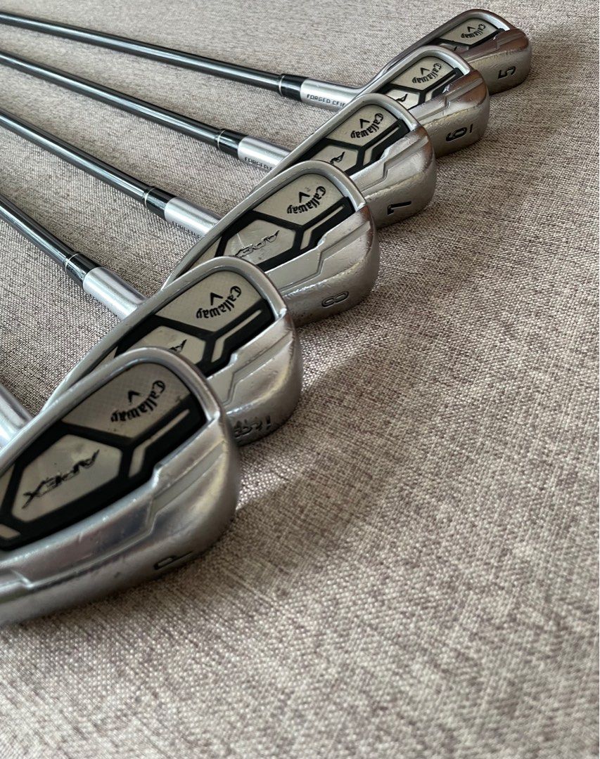 Callaway Apex CF16 golf irons SET 5P, Sports Equipment, Sports & Games, Golf on Carousell