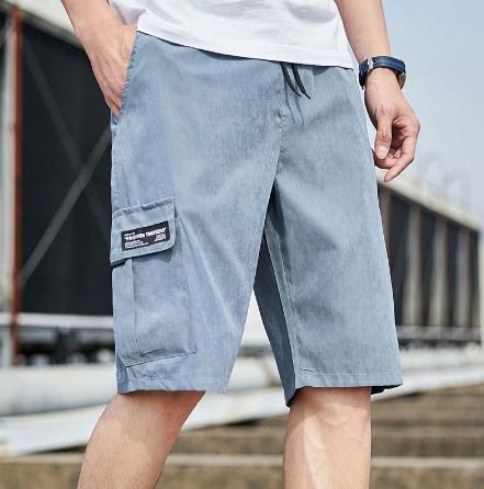 Mens casual drawstring best sale shorts