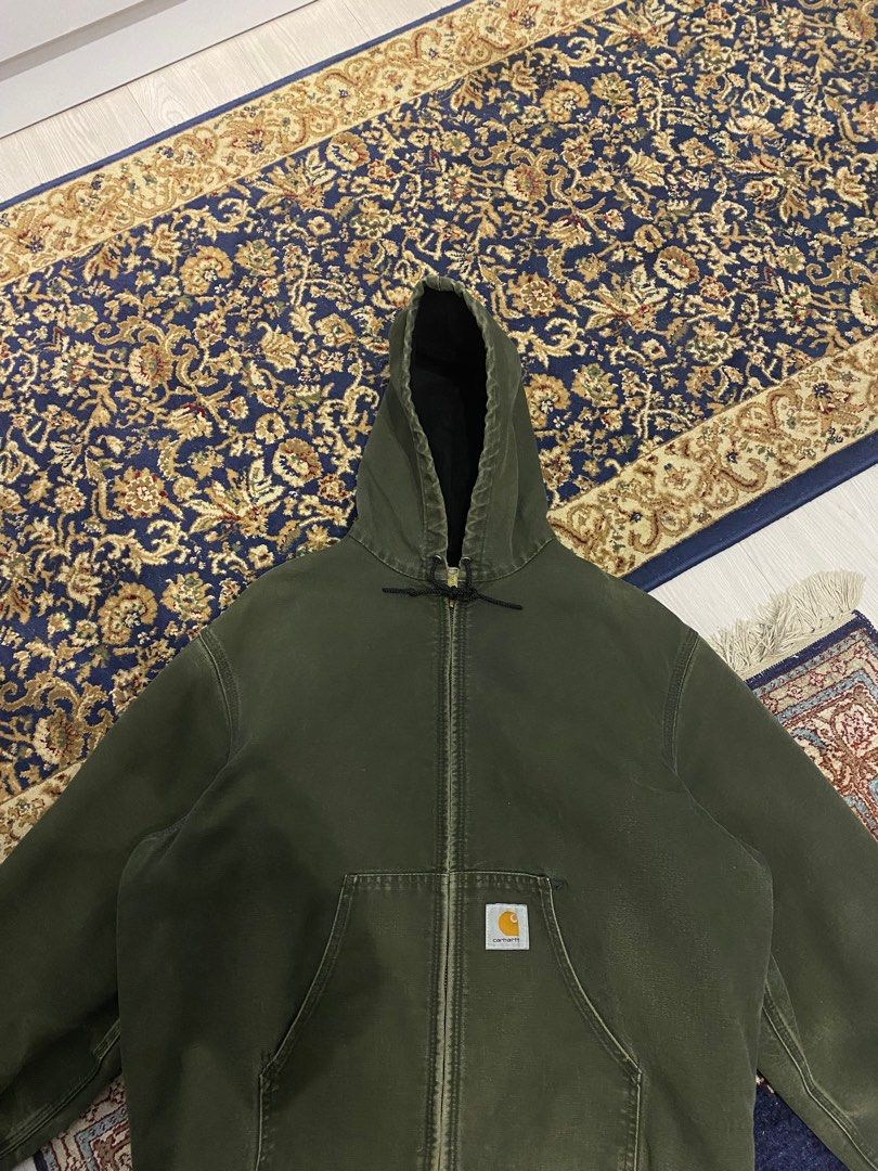 Carhartt canvas hoodie discount