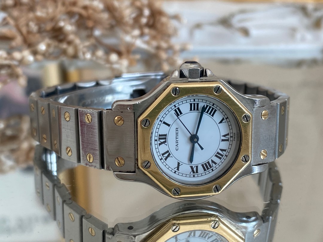 Cartier santos octagon automatic top