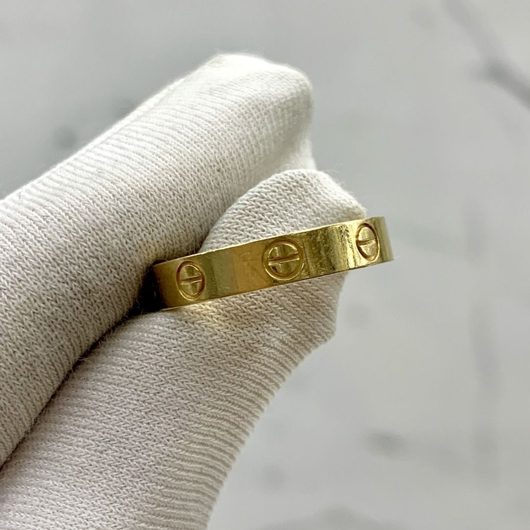 CARTIER YG 750 MINI LOVE 54 3.41G RING 237026215 WE Luxury