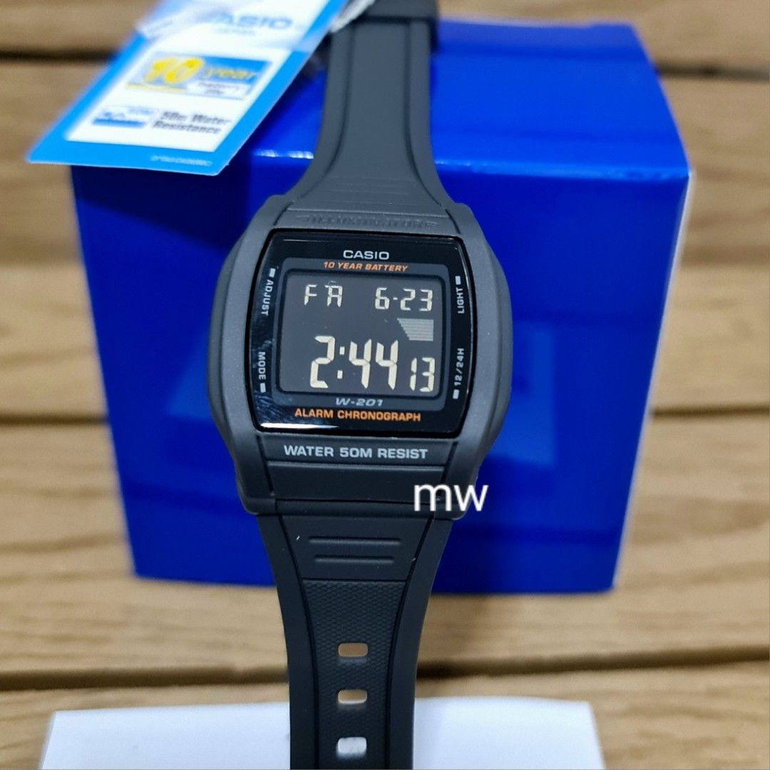 Casio w201 shop replacement band