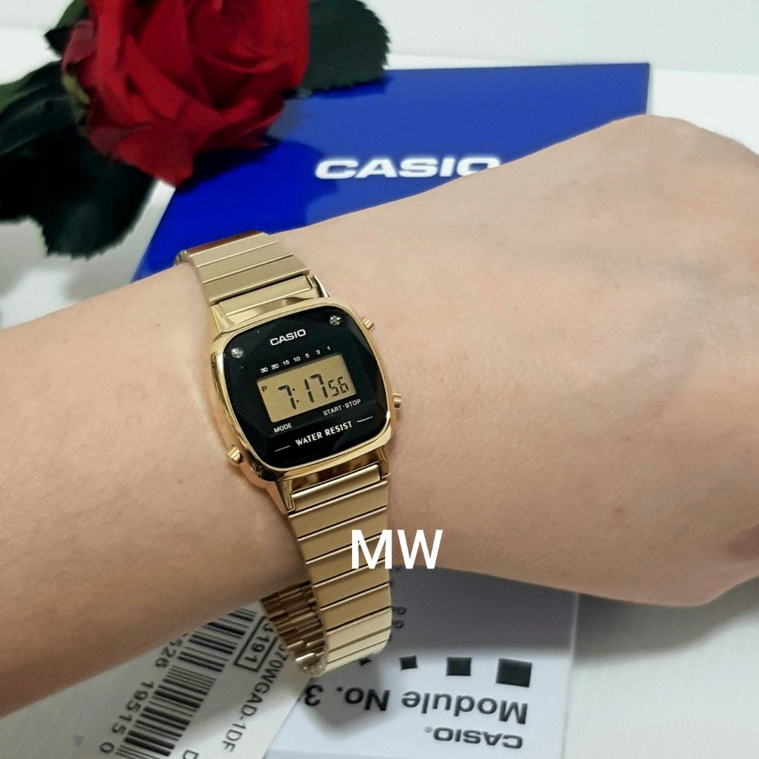 Casio retro diamond watch cheap