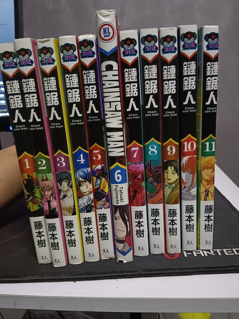 Chainsaw man vol. 1-15 Set Manga Comics + Orginal Novels , Japanese Language