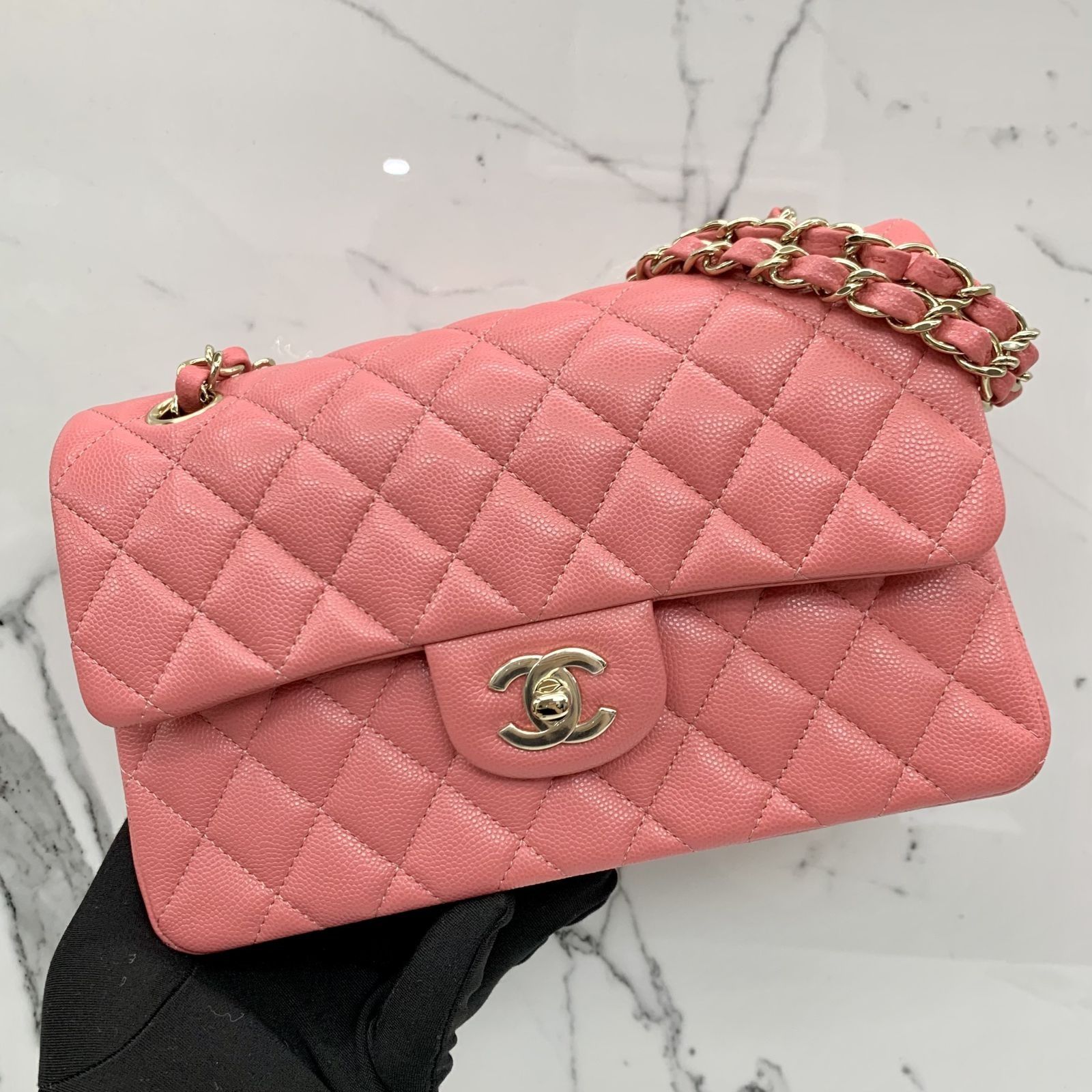Shop CHANEL MATELASSE Small Classic Handbag (Reference: A01113
