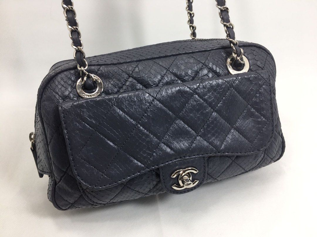 Chanel Python Paradoxal Camera bag, Luxury, Bags & Wallets on Carousell