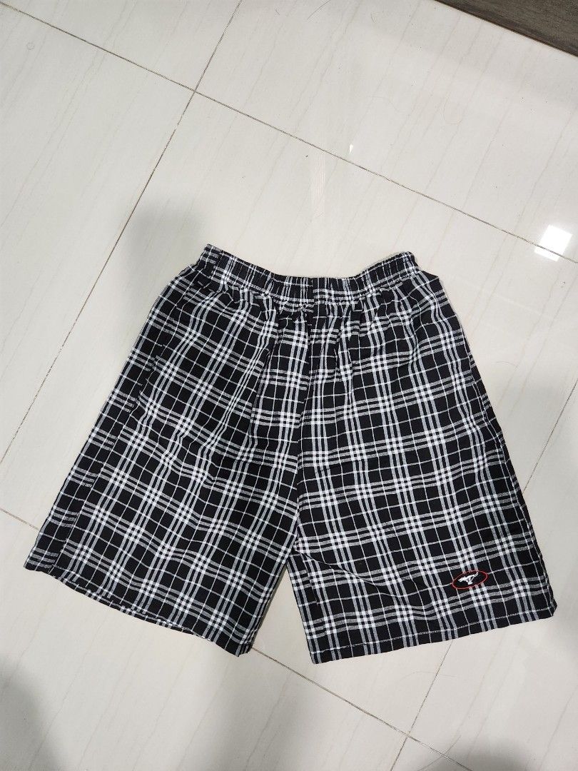 Checkered hotsell shorts mens