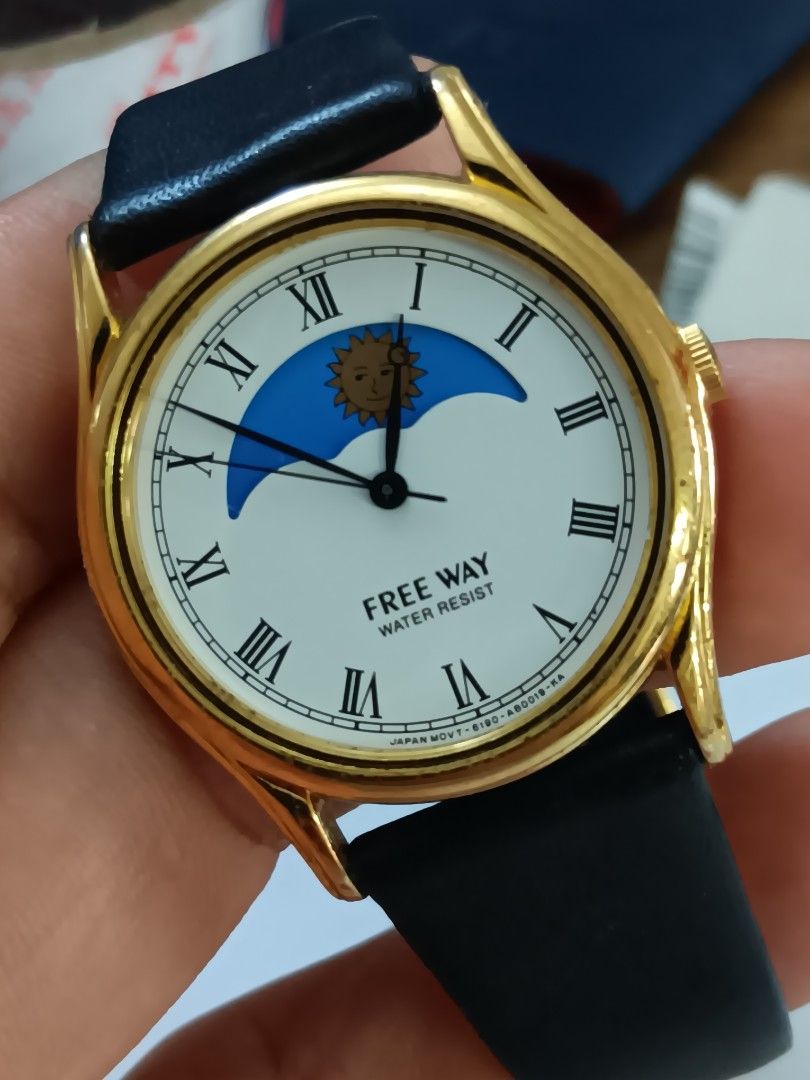Citizen freeway moonphase watch Men s Fashion Watches