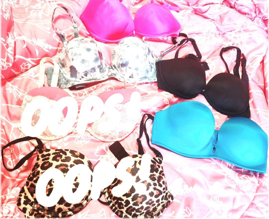 Victoria's Secret/PINK bra lot 34D  Victoria secret pink bras, Pink bra, Victoria's  secret pink