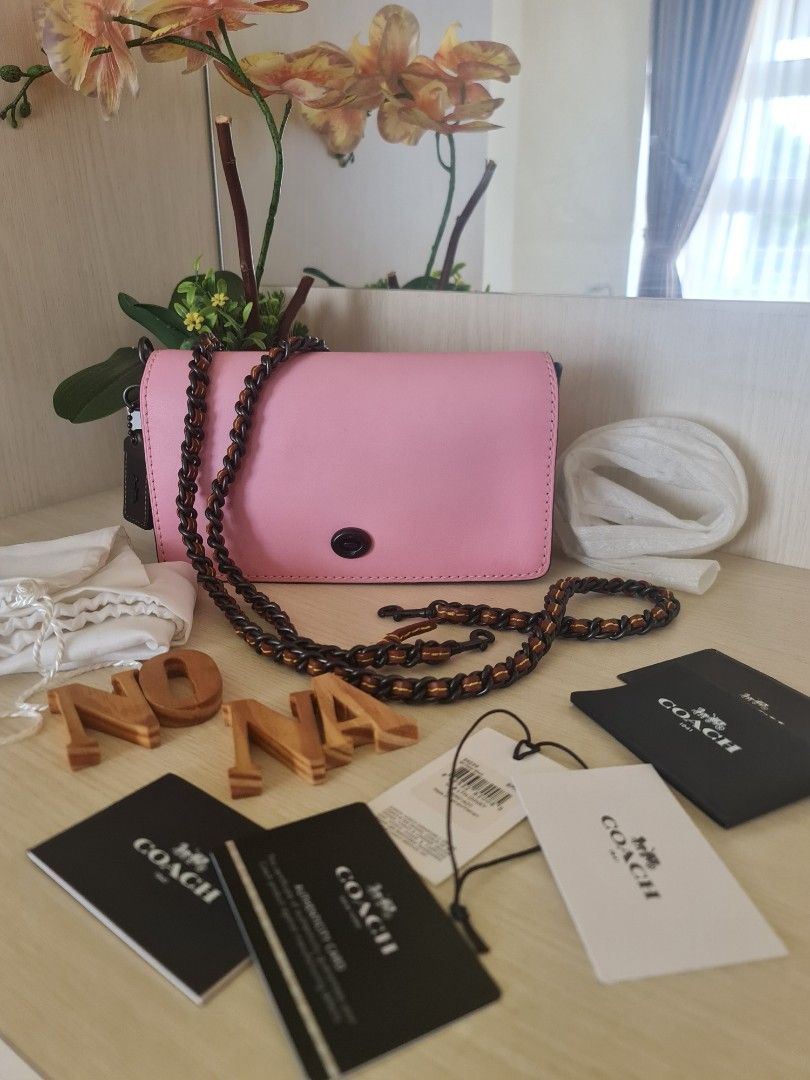 Coach Dinky 1941 in Pink Black Colorblock Crossbody Boutique