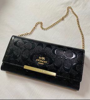 Original Vintage Coach Pochette Bag, Luxury, Bags & Wallets on Carousell