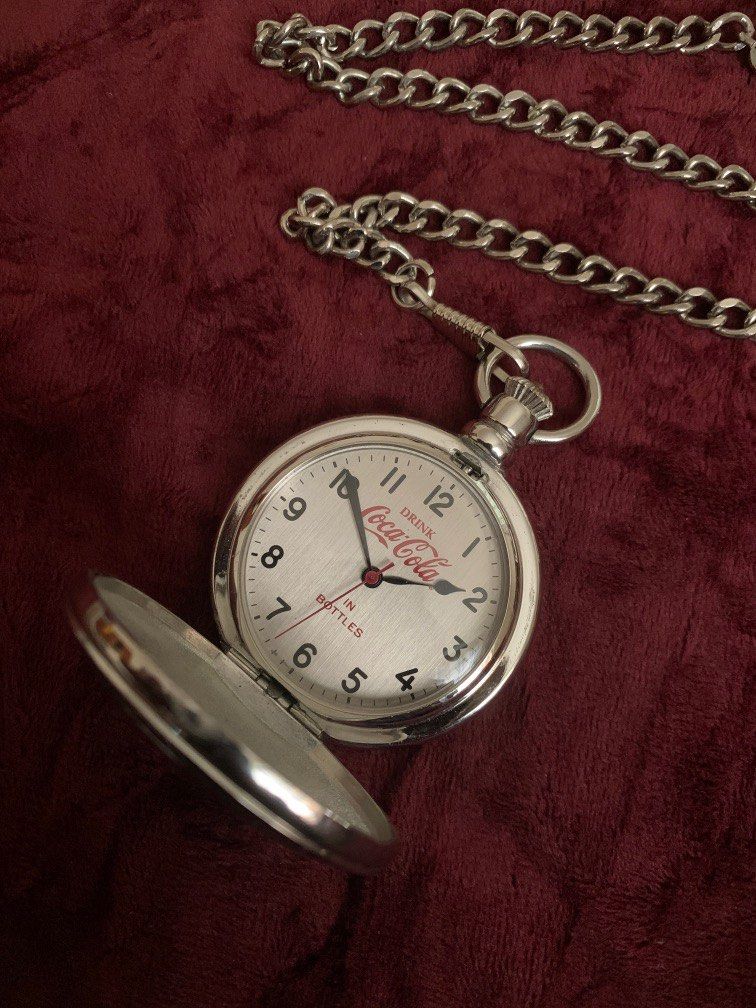 Coca cola pocket watch Men s Fashion Watches Accessories