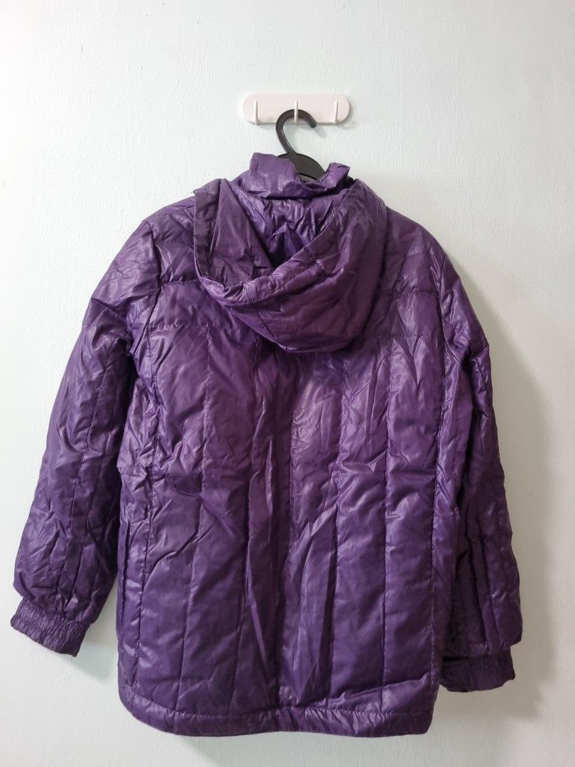 Purple puffer sales jacket women's