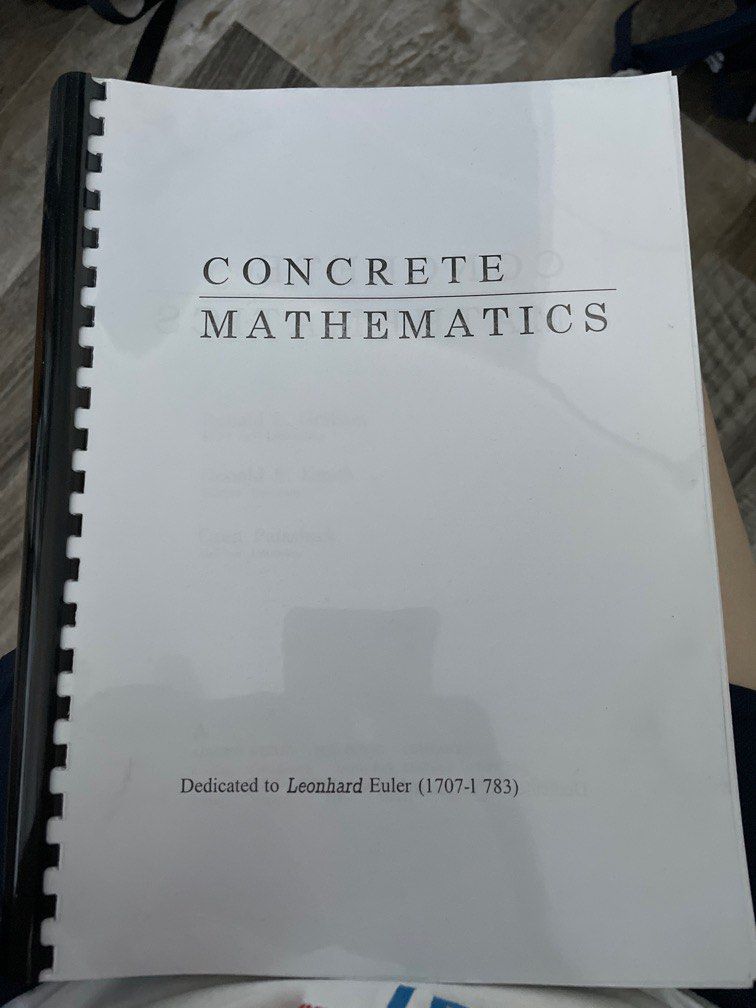 Concrete Mathematics, Hobbies & Toys, Books & Magazines, Textbooks on Carousell