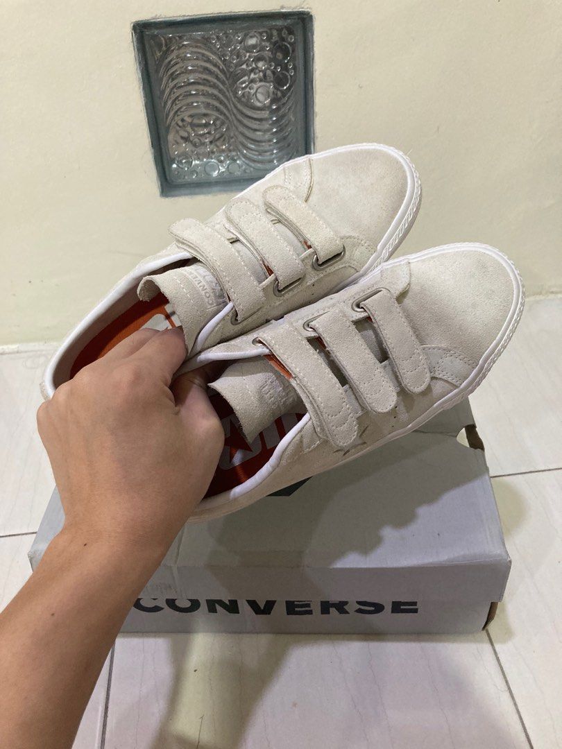 Converse one star pro 3v white hot sale